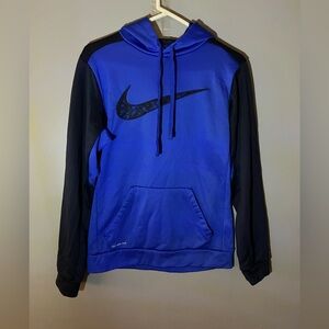 In Excellent Condition! NIKE Men's Blue Hoodie